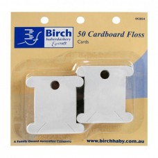 Birch Floss Bobbin Cardboard (50)