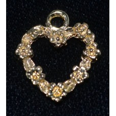 Charm Gold Plated - Heart 1