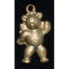 Brass Charms - Teddy Bear
