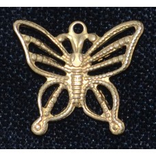 Brass Charms - Butterfly Large