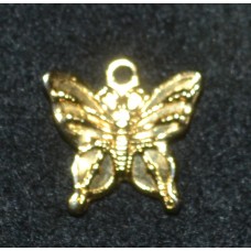 Charm Gold Plated - Butterfly #3