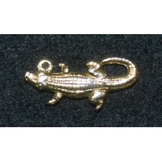 Charm Gold Plated - Crocodile
