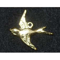 Charm Gold Plated - Swallow