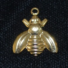 Charm Gold Plated - Bee (Flat) Large