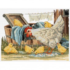 Country Threads Wash Tub Chicks Kit