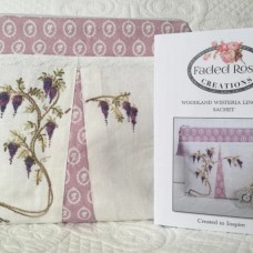 Faded Rose Creations Woodland Wisteria Lingerie Sachet Pattern
