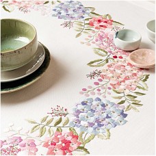 Rico Design Hydrangea Tablecloth Kit