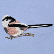 Bluebird Embroidery Company Silk Shading Garden Bird