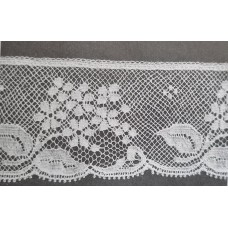 French Lace Edging - 37mm White (L634Bis)