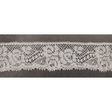 French Lace Edging - 18mm White (L832) 