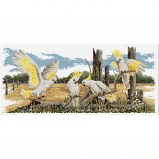 Country Threads White Cockatoos Pattern 