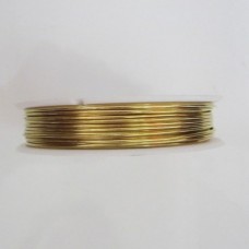 Stumpwork Wire #28 Gauge Uncovered -  Gold