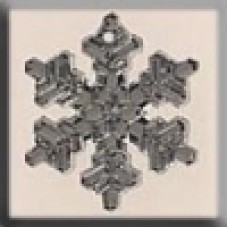 Mill Hill Glass Treasures 12039 & 12040 Snowflake Large 20mm