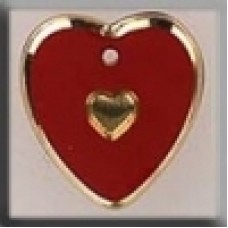 Mill Hill Glass Treasures 12094 Heart Medium Engraved