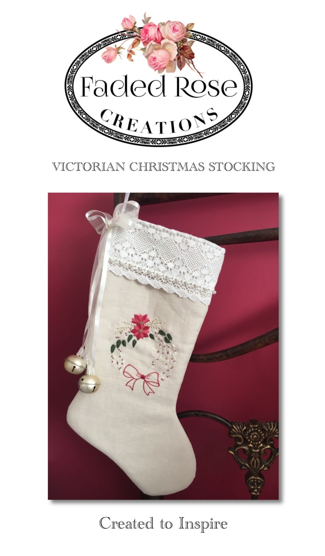Victorian Christmas Stocking Pattern