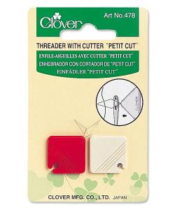Clover Threader with Cutter "Petite Cut"