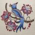 Bluebird Embroidery Company Crewel Work Bird of Paradise