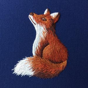 Bluebird Embroidery Company Silk Shading Fox