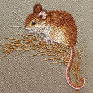Bluebird Embroidery Company Silk Shading Harvest Mouse